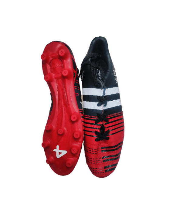 Sega Super Outdoor Football Shoes (Black Red)